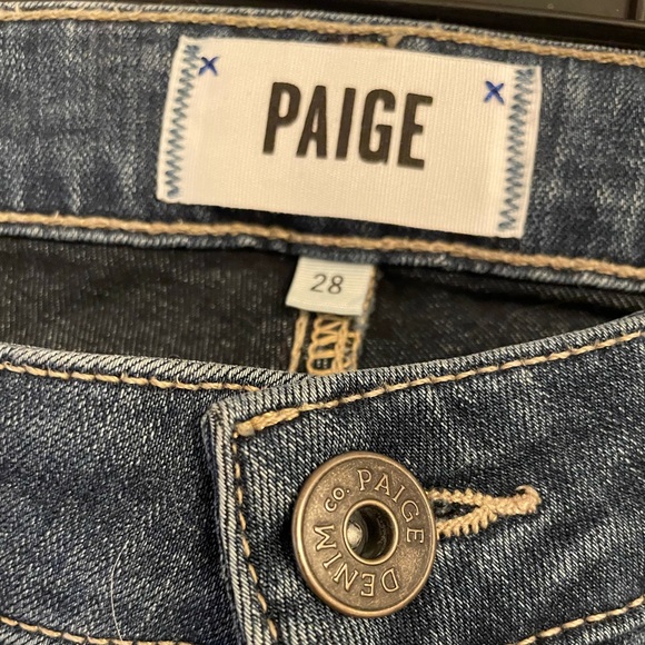 PAIGE verdugo crop jeans, size 28. - Picture 1 of 3